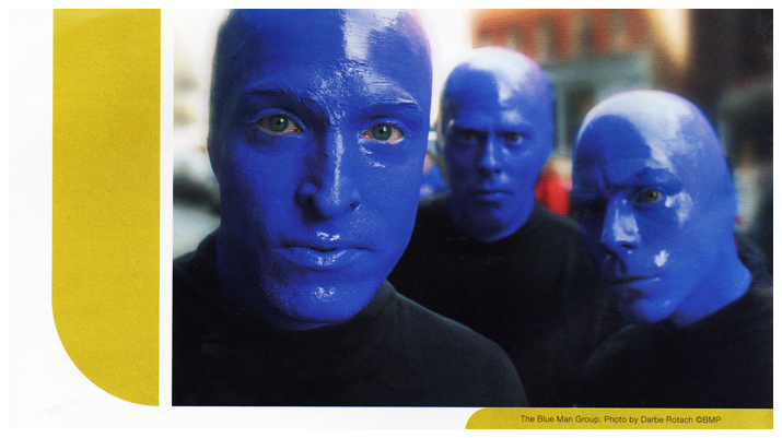 Cornish Magazine Article Blue Man Group